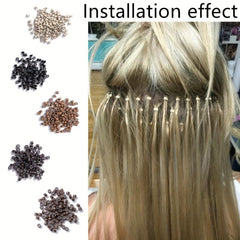 Hair Extension Set with Pliers, Needle Puller, Looper, Rings, and Buckles
