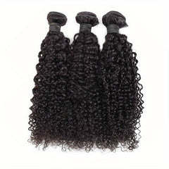 Kinky Curly Virgin Human Hair Bundles Natural Weave Hair Extension 20-32-76