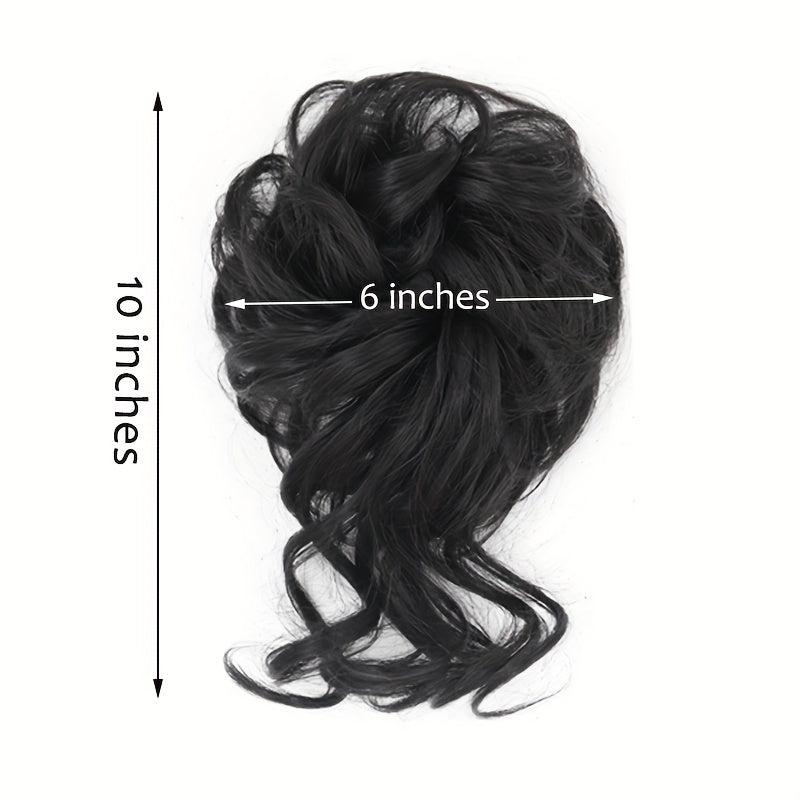Curly Wave Chignon Messy Bun Hair Piece Tousled Updo Bun Ponytail Hairpieces