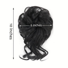 Curly Wave Chignon Messy Bun Hair Piece Tousled Updo Bun Ponytail Hairpieces