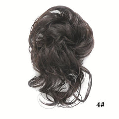 Curly Wave Chignon Messy Bun Hair Piece Tousled Updo Bun Ponytail Hairpieces
