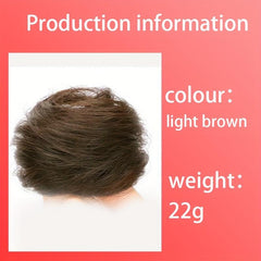 Synthetic Hair Chignon Bun Scrunchy Ponytail Hairpiece Elastic Bands Updo