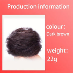 Synthetic Hair Chignon Bun Scrunchy Ponytail Hairpiece Elastic Bands Updo