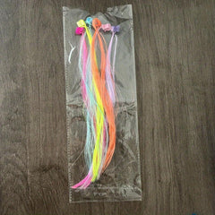 6pcs Girls Braided Hair Clips Extended Grip Clips Multicolor Hair Clips
