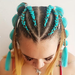 Grey Ombre Braiding Hair Packs for DIY Hairstyles