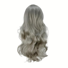 Colorful Long Curly Wavy Wig Synthetic Wig For Halloween Party