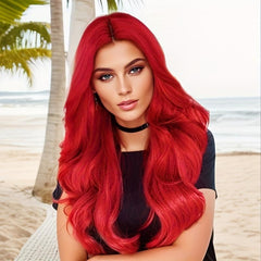 Colorful Long Curly Wavy Wig Synthetic Wig For Halloween Party