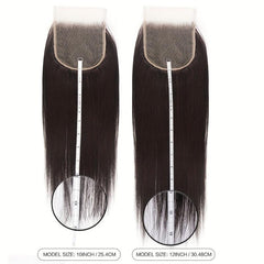 4x4 Lace Closure Straight Virgin Hair Baby Hair