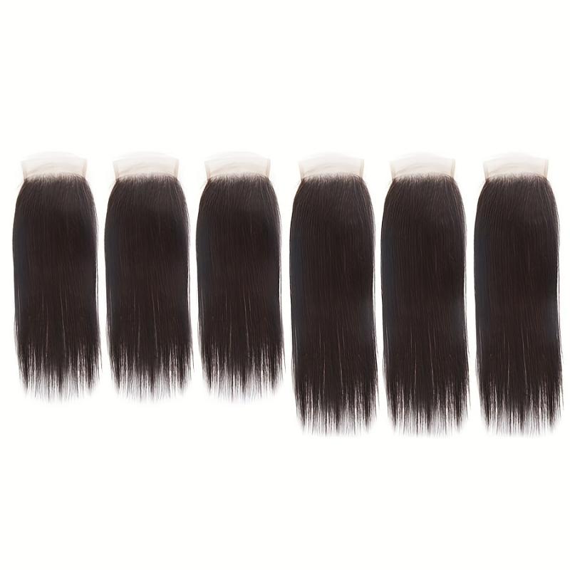 4x4 Lace Closure Straight Virgin Hair Baby Hair