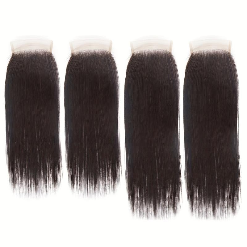 4x4 Lace Closure Straight Virgin Hair Baby Hair