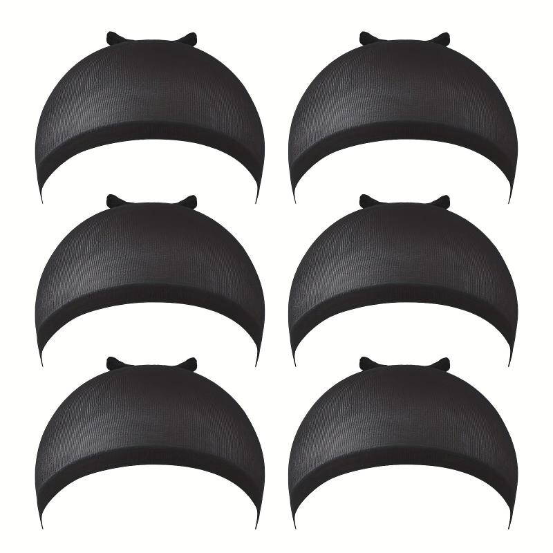 6 Pcs Light Brown Wig Caps for Women Girls