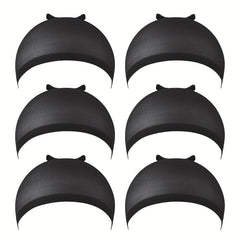 6 Pcs Light Brown Wig Caps for Women Girls