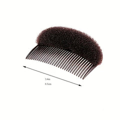 Women Sponge Hair Bump Inserts Comb Puffy Ponytail
