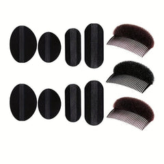 Women Sponge Hair Bump Inserts Comb Puffy Ponytail