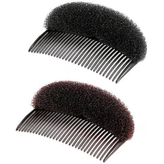 Women Sponge Hair Bump Inserts Comb Puffy Ponytail