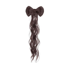 Bowknot Hair Bun Claw Hair Bun Clip In Hair Extensions