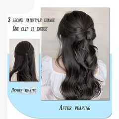 Bowknot Hair Bun Claw Hair Bun Clip In Hair Extensions