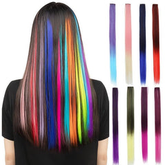 One Piece Gradient Silk Hair Piece Tissued Wig High Temperature