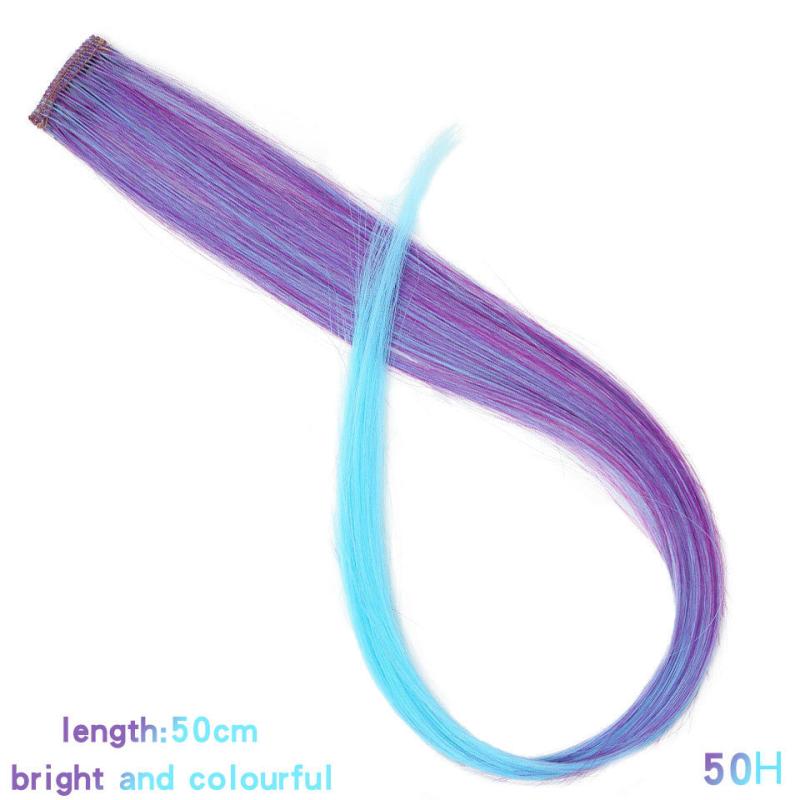 One Piece Gradient Silk Hair Piece Tissued Wig High Temperature