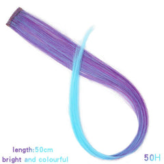One Piece Gradient Silk Hair Piece Tissued Wig High Temperature