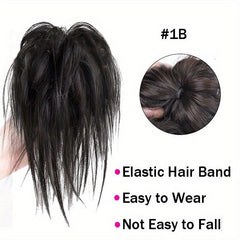 Synthetic Messy Hair Bun Extension Elastic Chignon Updo False Hair