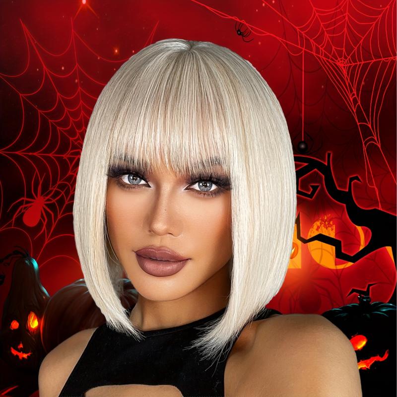 Short Straight Synthetic Women's Wig 30 48 Cm Replacement Wig