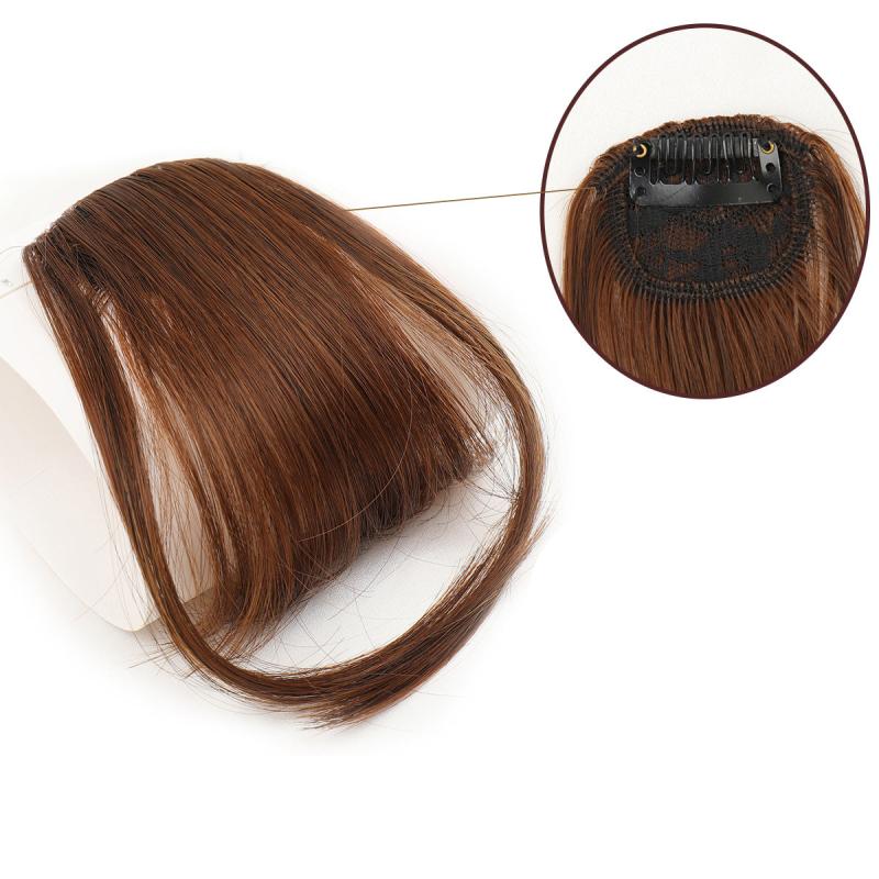 Clip In Bangs Extensions Wispy Fringe Air Bangs Hairpiece