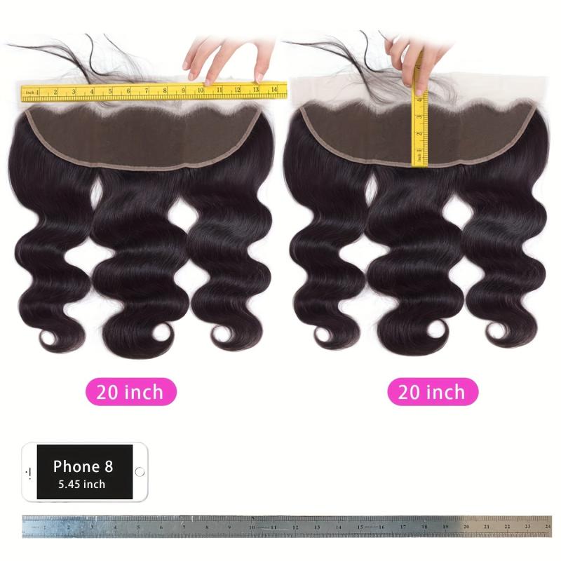 Brazilian Body Wave 13x4 Lace Frontal Closure Human Hair