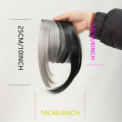 Clip In Hair Bangs Synthetic Hair Pieces For Women Natural Looking