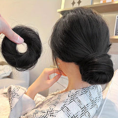 Synthetic Chignon Hair Bun Curly Hairpiece for Women