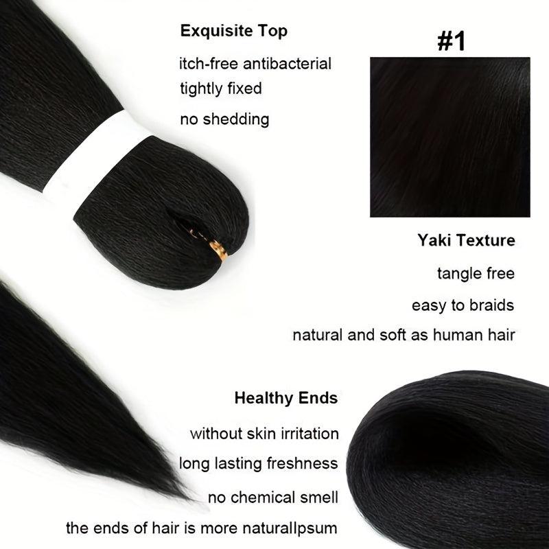 Pre Stretched Braiding Hair Extensions 50 8cm75G Box Braid Twist Hair Bulk