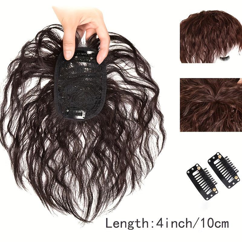 Mini Curly Hair Topper Wig Pieces For Top Of Head Short Curly Hair Topper