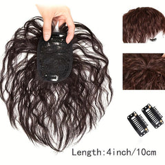 Mini Curly Hair Topper Wig Pieces For Top Of Head Short Curly Hair Topper