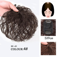 Mini Curly Hair Topper Wig Pieces For Top Of Head Short Curly Hair Topper