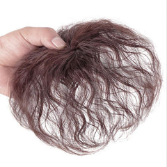 Mini Curly Hair Topper Wig Pieces For Top Of Head Short Curly Hair Topper