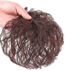 Short Curly Hair Topper Clip In Extensions for Women and Girls