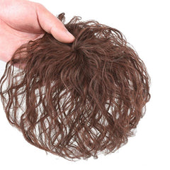 Short Curly Hair Topper Clip In Extensions for Women and Girls