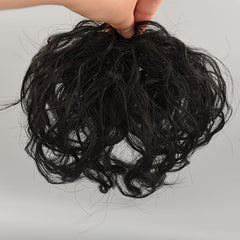 Short Curly Hair Topper Clip In Extensions for Women and Girls
