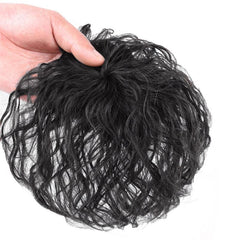 Short Curly Hair Topper Clip In Extensions for Women and Girls