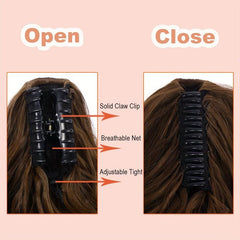 Long Wavy Ponytail Hair Extension Drawstring Synthetic Hair for Women