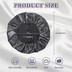 Men's Reversible Satin Sleep Cap Hair Bonnet