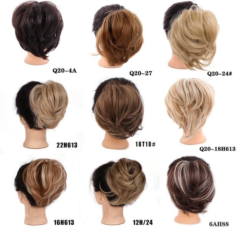 Synthetic Messy Bun Scrunchie Chignon Hair Piece