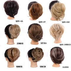 Synthetic Messy Bun Scrunchie Chignon Hair Piece