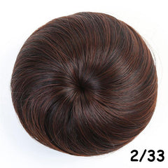 Synthetic Hair Bun Donut for Women Heat Resistant Chignon Hairpieces