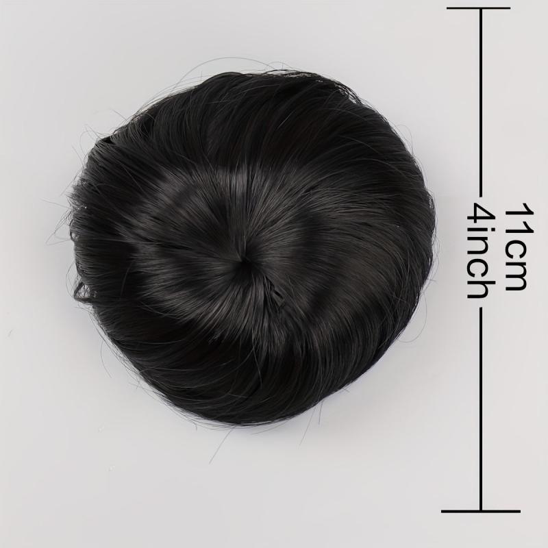 Synthetic Hair Bun Donut for Women Heat Resistant Chignon Hairpieces