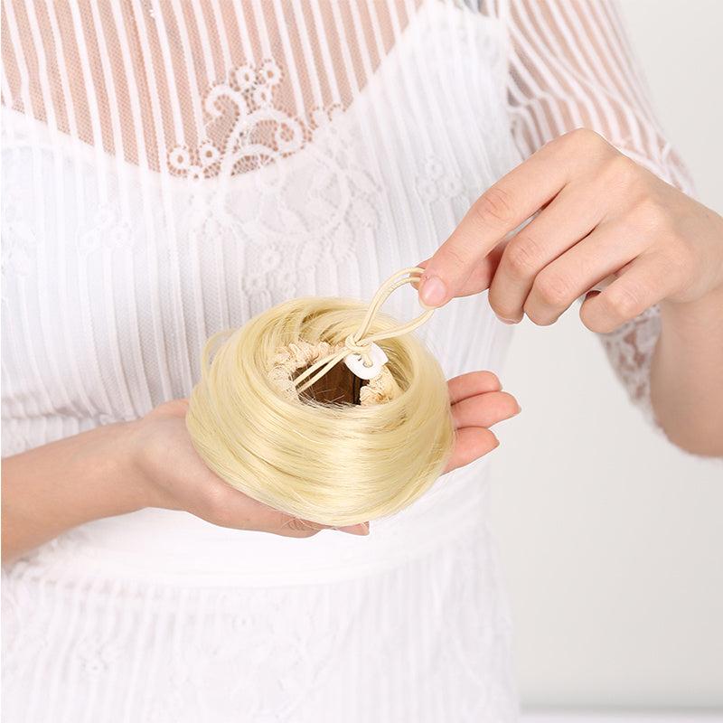 Synthetic Hair Bun Donut for Women Heat Resistant Chignon Hairpieces