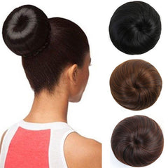 Synthetic Hair Bun Donut for Women Heat Resistant Chignon Hairpieces