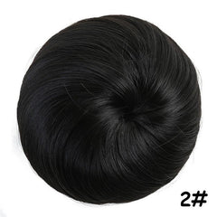 Synthetic Hair Bun Donut for Women Heat Resistant Chignon Hairpieces
