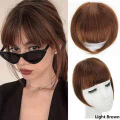 Clip In Air Bangs Synthetic Hair Extension For Women Girls