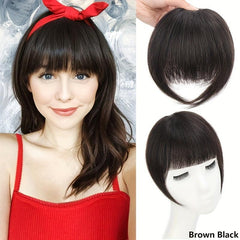 Clip In Air Bangs Synthetic Hair Extension For Women Girls